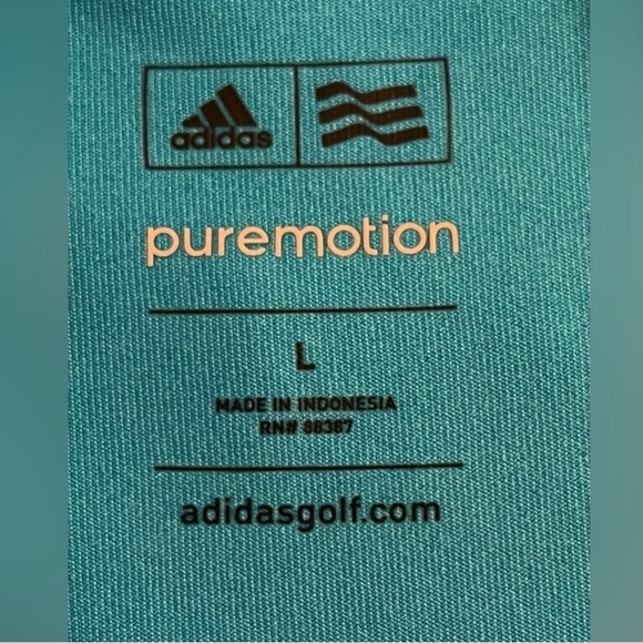 Adidas White & Gray & Teal Sleeveless Polo Shirt Bundle | Climalite | Size L - Picture 9 of 10